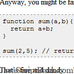 Function Examples in Javascript Programming language
