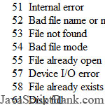 JavaScript Error Codes in Internet Explorer 8