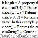 Các hàm JavaScript dựng sẵn phổ biến