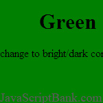 Greening flash