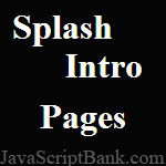 Splash Intro Pages