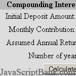 Compounding Interest Calculator