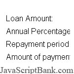 Loan Payment Calculator
