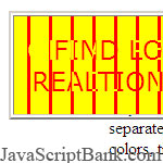 Hiển thị nội dung với các mảng màu cuộn © JavaScriptBank.com