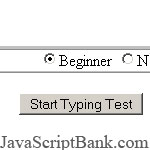Typing Test © JavaScriptBank.com