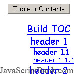 Build TOC
