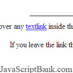 Dynamic change of linktexts onMouseOver © JavaScriptBank.com