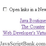 Mở cửa sổ bằng liên kết © JavaScriptBank.com