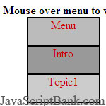 Fading background menu © JavaScriptBank.com
