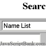 Menu tìm kiếm © JavaScriptBank.com