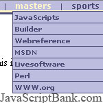 Menu nhiều cấp ở đỉnh trang web © JavaScriptBank.com