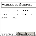 Morsecode Generator