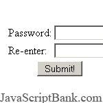 Xác nhận mật khẩu © JavaScriptBank.com