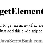 getElementsByAttribute © JavaScriptBank.com