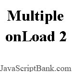 Multiple Functions onLoad