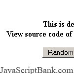 Random link button © JavaScriptBank.com