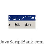 Animated text on title bar © JavaScriptBank.com