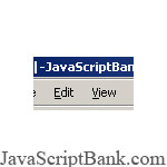 Default Message in Status bar © JavaScriptBank.com