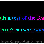 Rainbow Span script