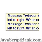 Single Message Twinkler