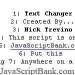 Text Changer script