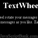 TextWheel © JavaScriptBank.com