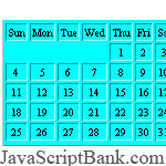 3-month calendar script