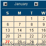 Basic Web Calendar