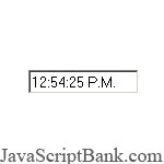Current Time in Textbox