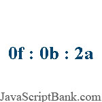 Hexadecimal Clock script