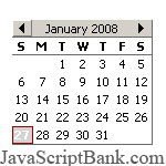 Jason\'s Date Input Calendar