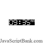 Live Clock using images