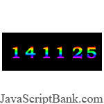 Rainbow Clock script