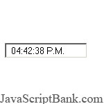 Simple Textbox Clock script