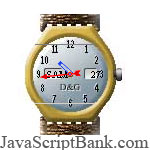 Đồng hồ đeo tay có dây bằng da © JavaScriptBank.com
