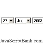 True Date Selector script