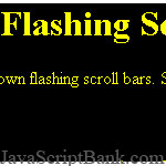 Flashing Scrollbar Maker