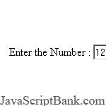 Numeric TextBox script