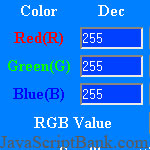 Set Color Wizard © JavaScriptBank.com