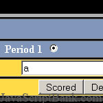Simple Hockey Scoreboard © JavaScriptBank.com