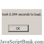 Time to Load © JavaScriptBank.com