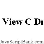 Voir C Drive © JavaScriptBank.com